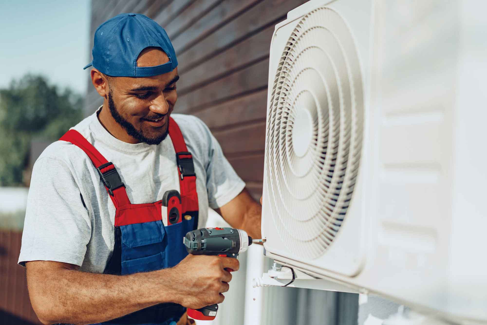Air conditioning installation work